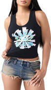 True Religion World Tour Logo Cotton Graphic Tank
