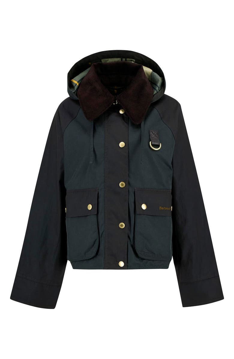 Barbour Reighton Water Resistant Waxed Cotton Jacket, Alternate, color, Sage/ Rustic/ Ancient