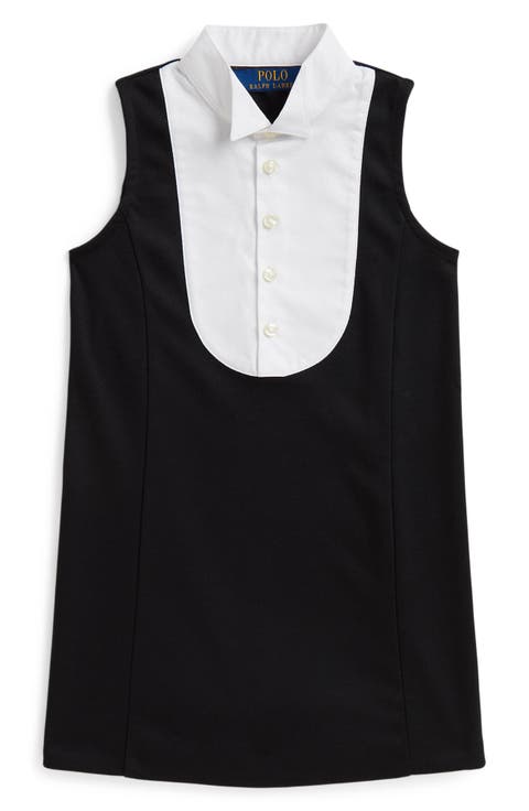 Kids' Tuxedo Sleeveless Dress