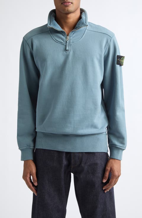 Cotton Quarter Zip Pullover
