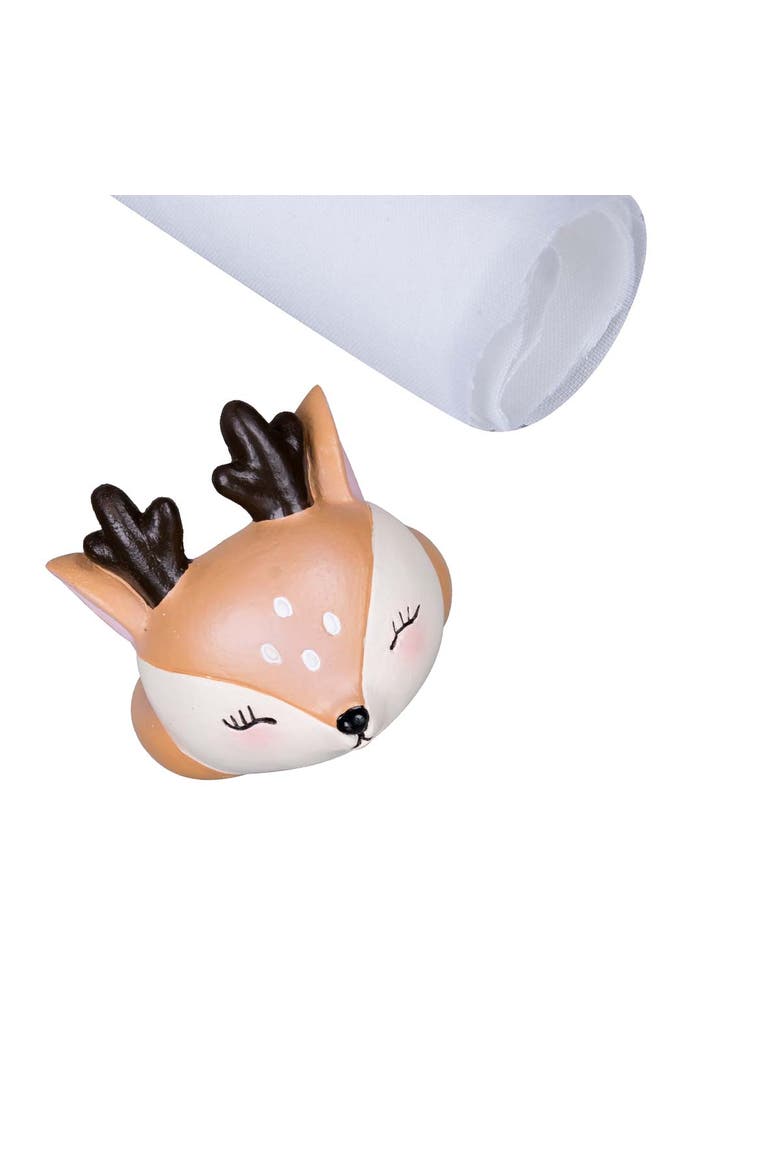 Oh Deer Napkin Rings, Set of 4, Alternate, color, Brown