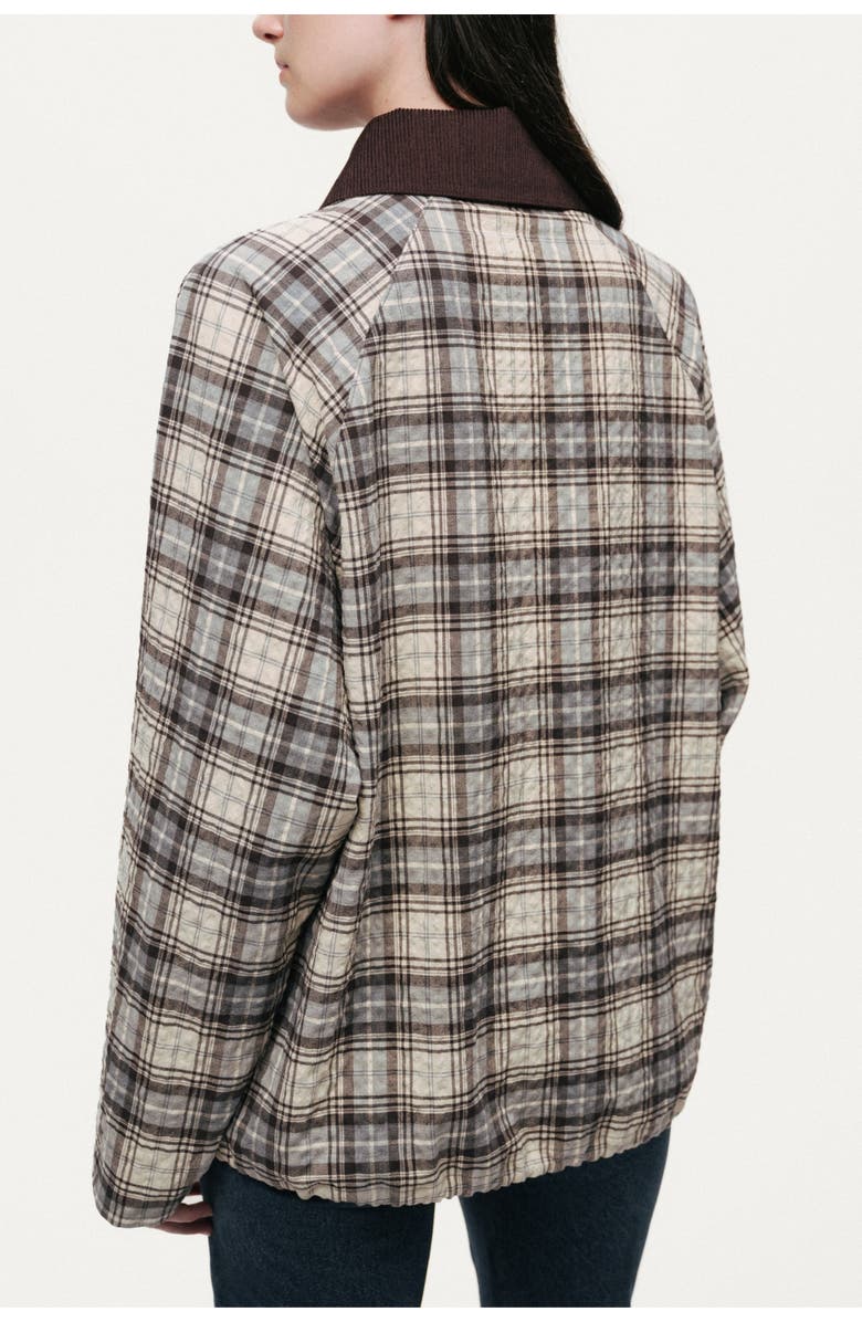 Nocturne Checked Contrast Collar Jacket, Alternate, color, Multi-Colored