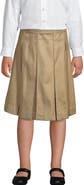 Lands' End School Uniform Girls Solid Box Pleat Skirt Below the Knee