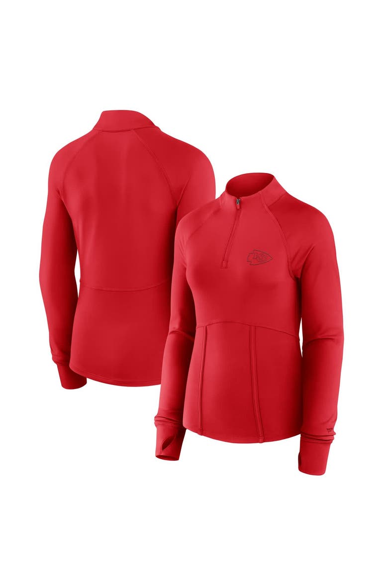Women's Fanatics  Red Kansas City Chiefs Elements Quarter-Zip Jacket, Main, color, Red
