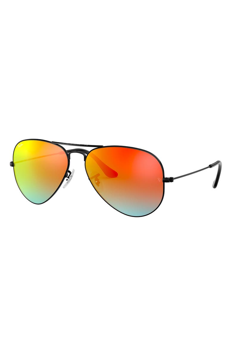 Ray-Ban 55mm Mirrored Phantos Sunglasses, Alternate, color, 