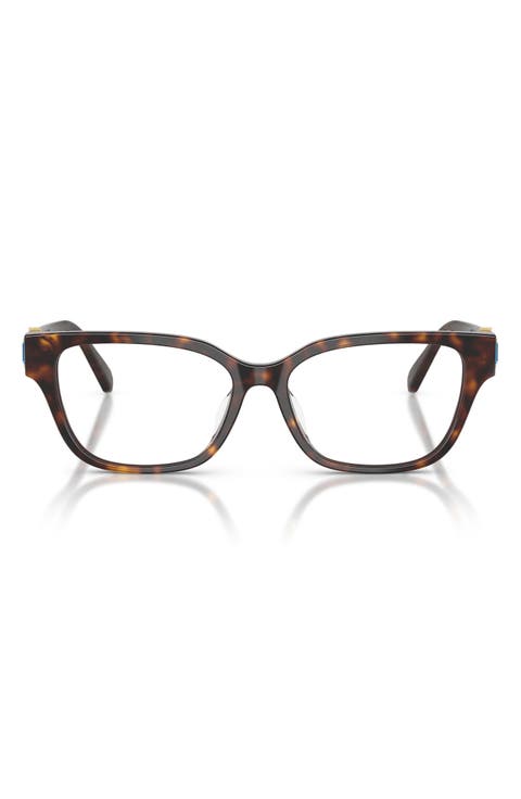 54mm Crystal Embellished Pillow Optical Glasses