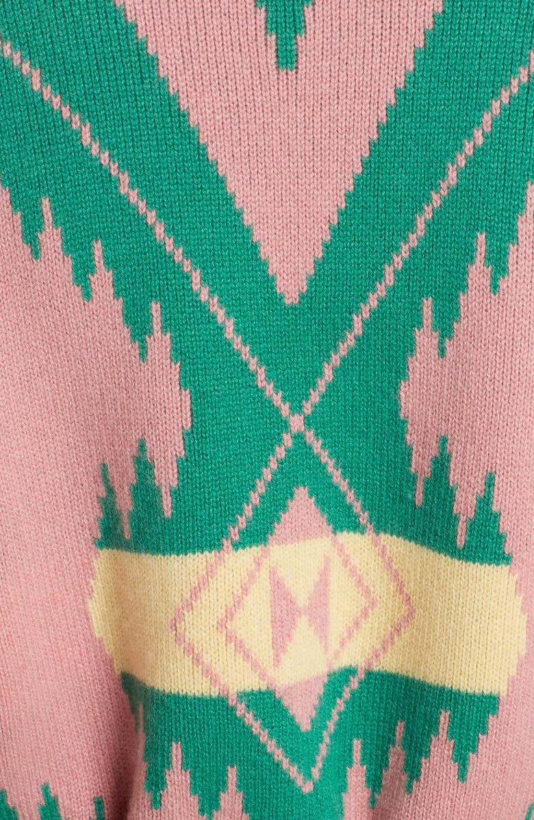 Alanui Icon Belted Oversize Cashmere Cardigan, Alternate, color,