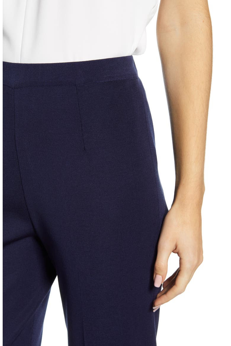 Knit Ankle Pants, Alternate, color, INDIGO