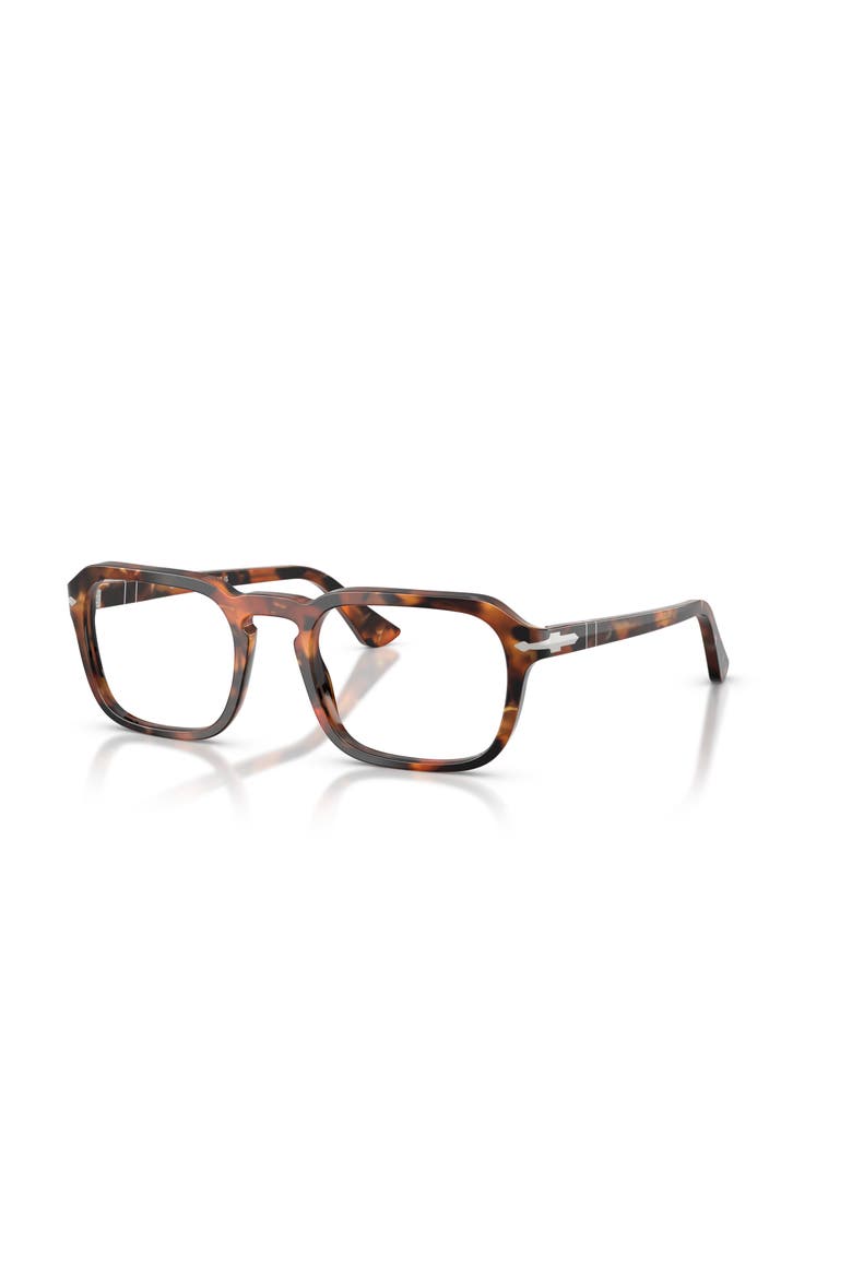 52mm Square optical glasses, Main, color, Brown