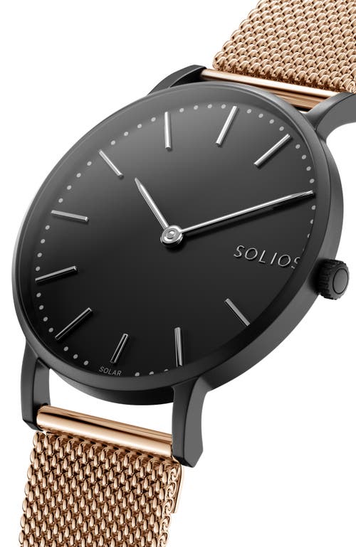 Solios Watches The Solar Classic | Black Dial