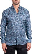 Maceoo Fibonacci Ascension 0219 Paisley Contemporary Fit Button-Up Shirt