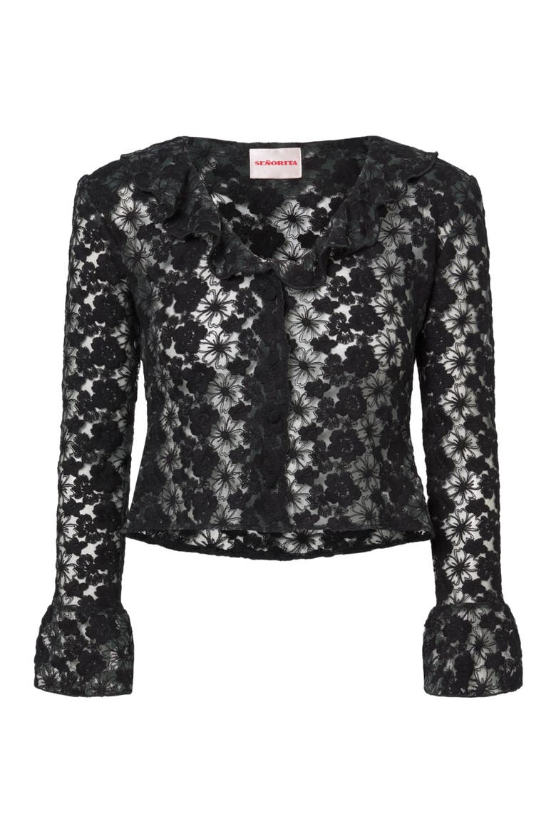 Lucia Blouse, Alternate, color, Black