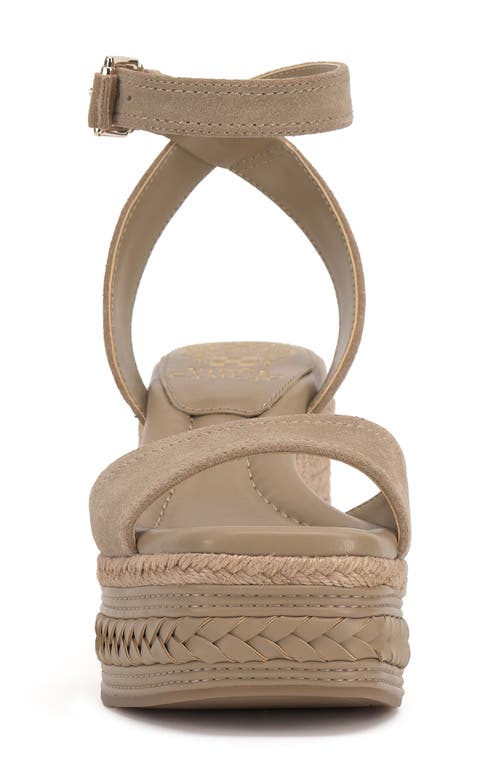 Vince Camuto Women's Lilla Espadrille Wedge Sandals In Tortilla Suede