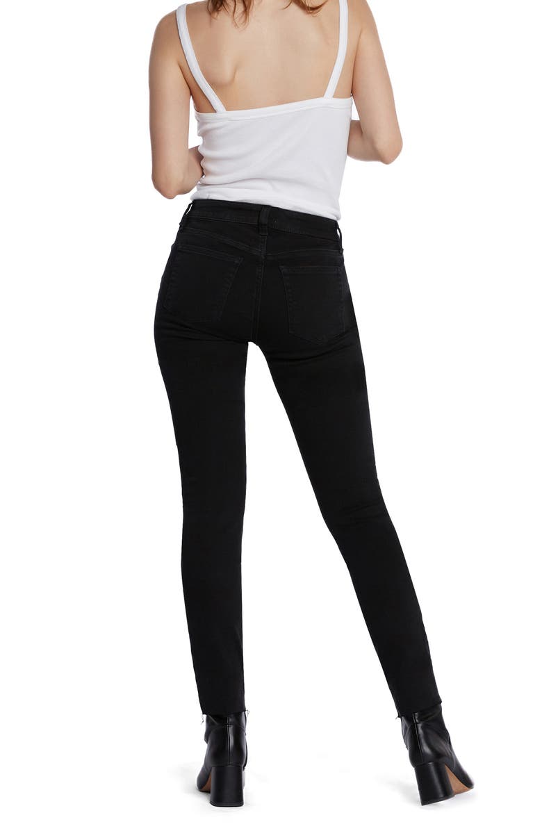 HINT OF BLU Vera Skinny Jeans, Alternate, color, Black