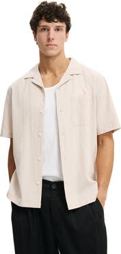 Cotton On Men's Riviera Short Sleeve Shirt