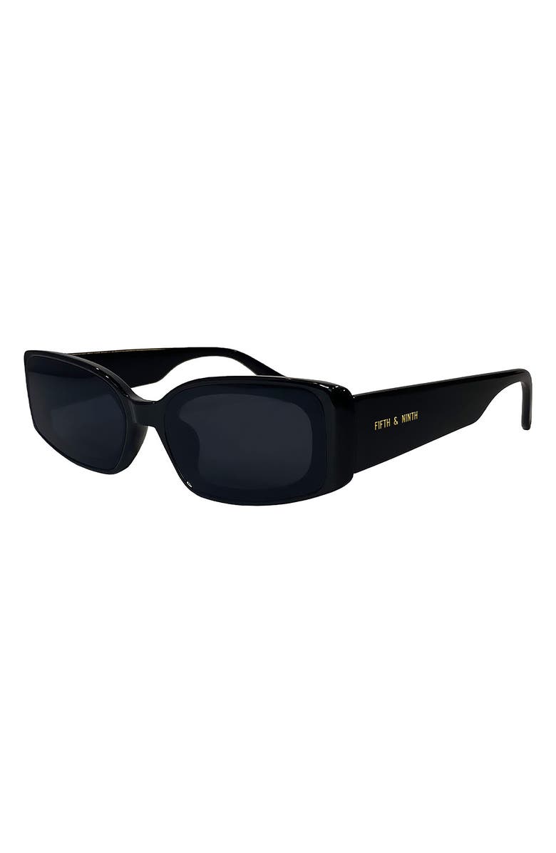 Fifth & Ninth Cannes 57mm Rectangle Sunglasses, Main, color,