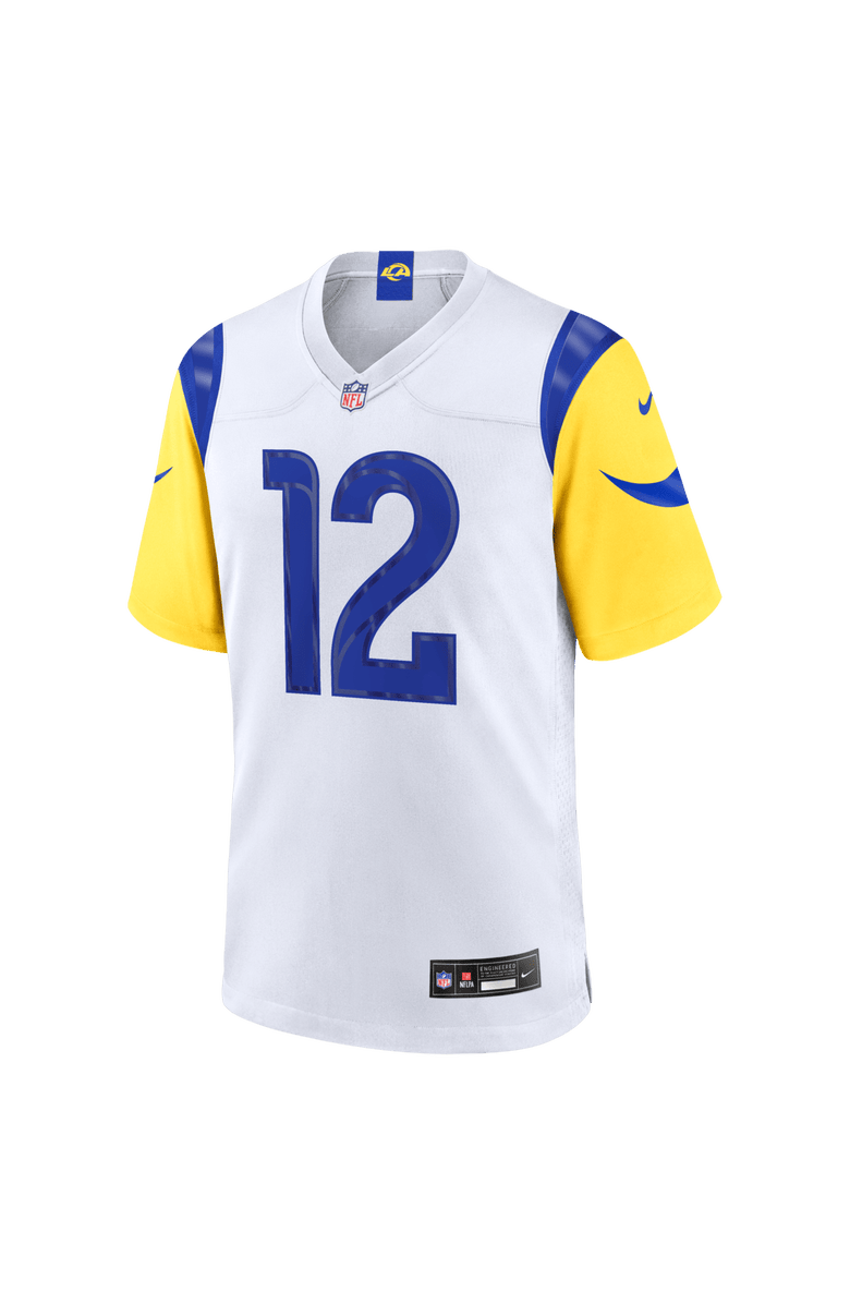Nike Men's Nike Puka Nacua White Los Angeles Rams White Game Player Jersey, Alternate, color, White
