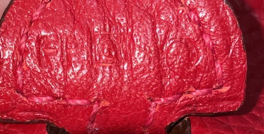 Pre-Owned Hermes Evelyne Bag Gen III Clemence TPM, Alternate, color, Rouge Casaque