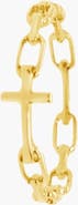 Rizen Jewelry Chain Breaker Cross Ring