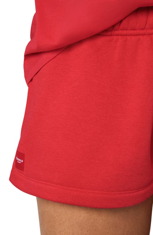 Florence By Mills Cozy Crush Sweat Shorts In Scarlet