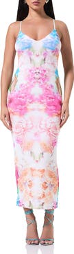 AFRM Amina Print Slipdress