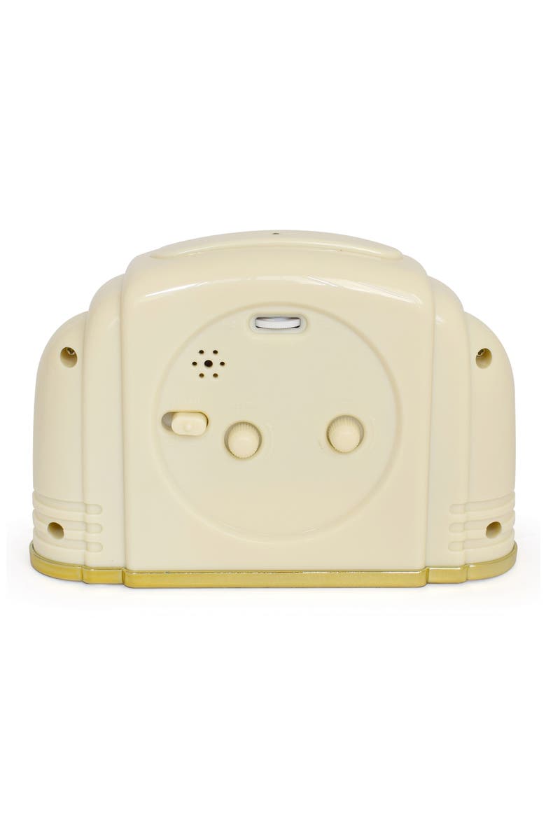 Vintage Bakelite Alarm Clock, Alternate, color, OFF WHITE