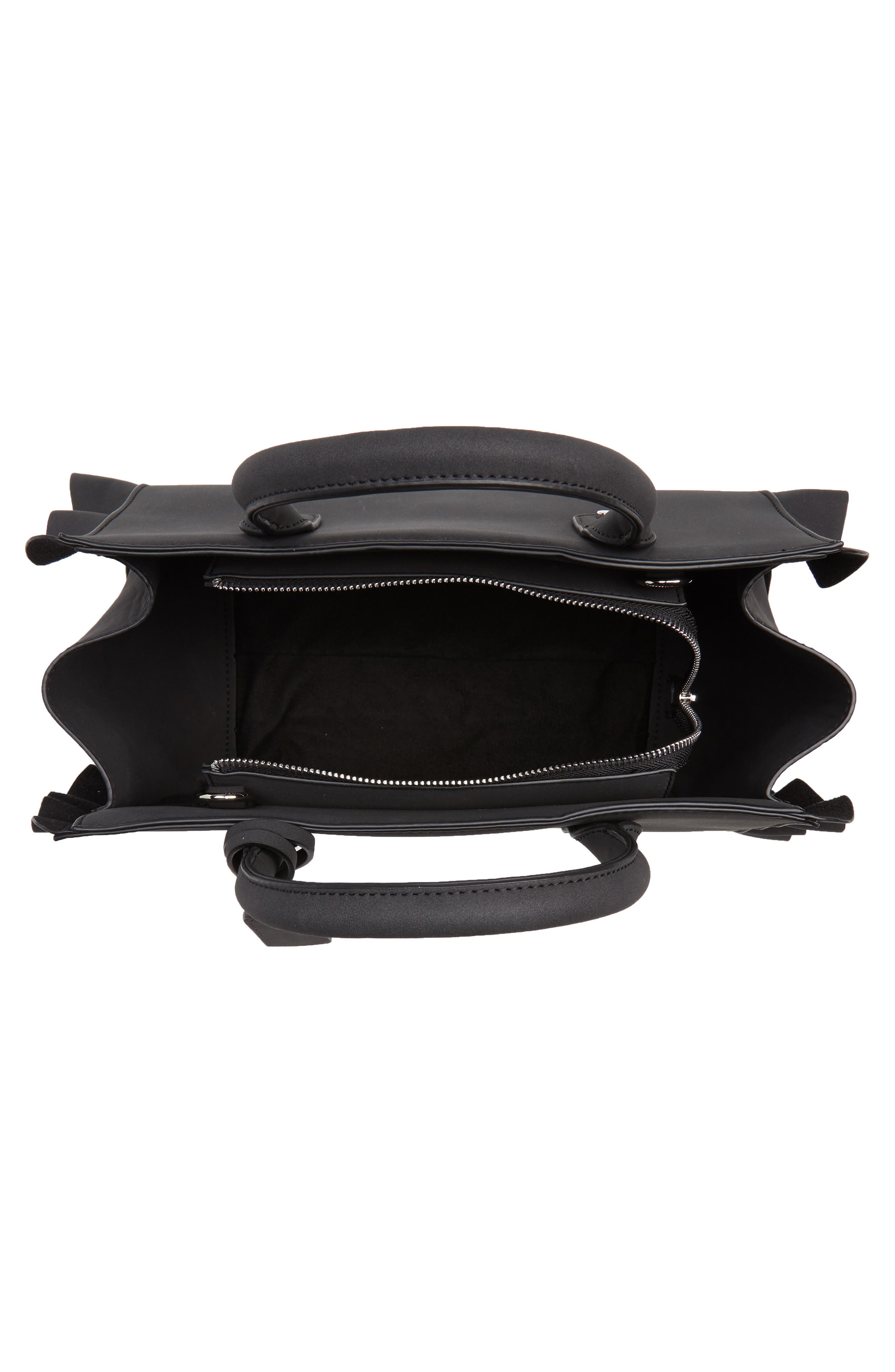 Sole Society Faux Leather Satchel, Alternate, color, 