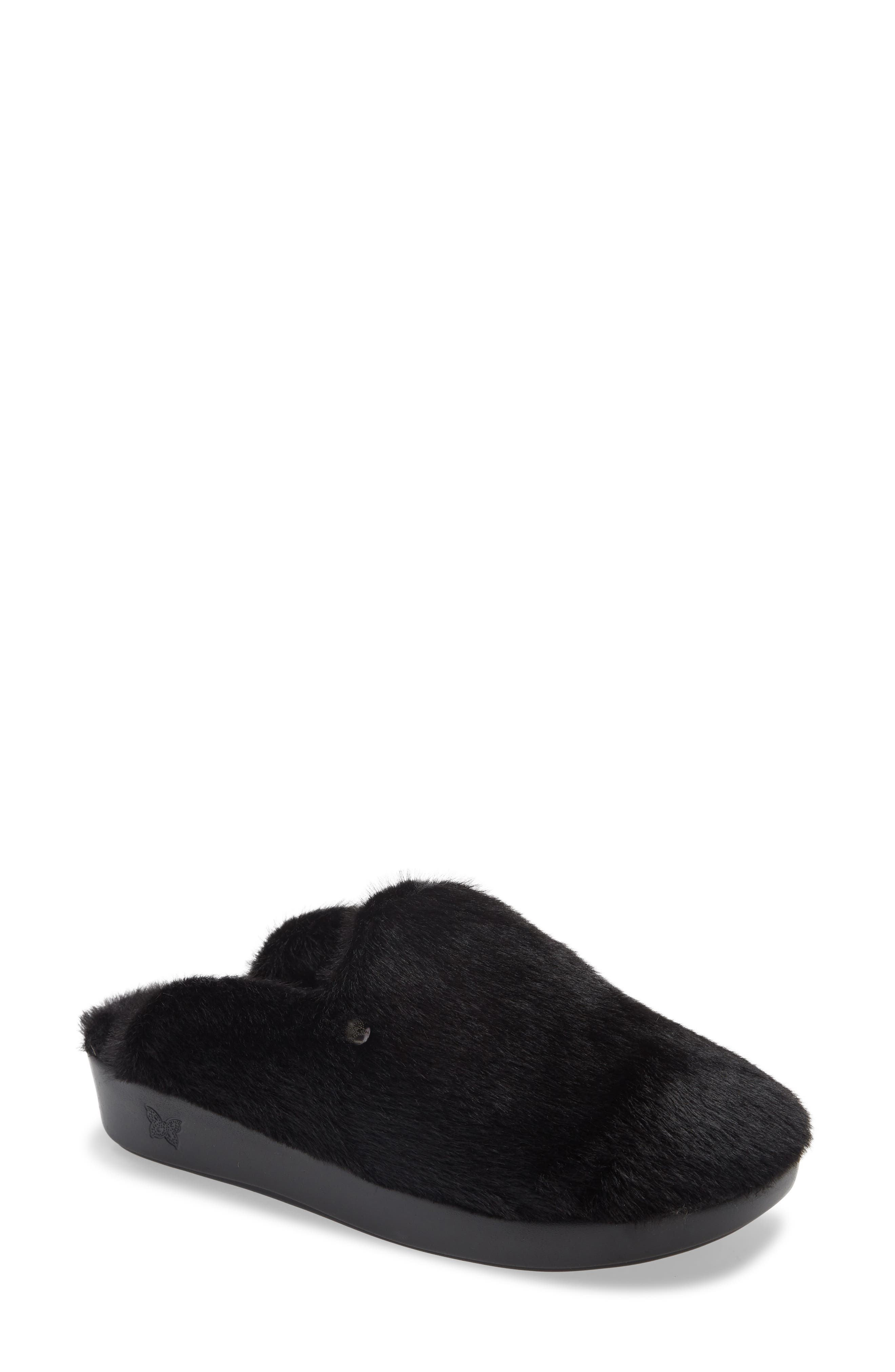 Alegria by PG Lite Leisurelee Faux Fur Slipper, Main, color, 