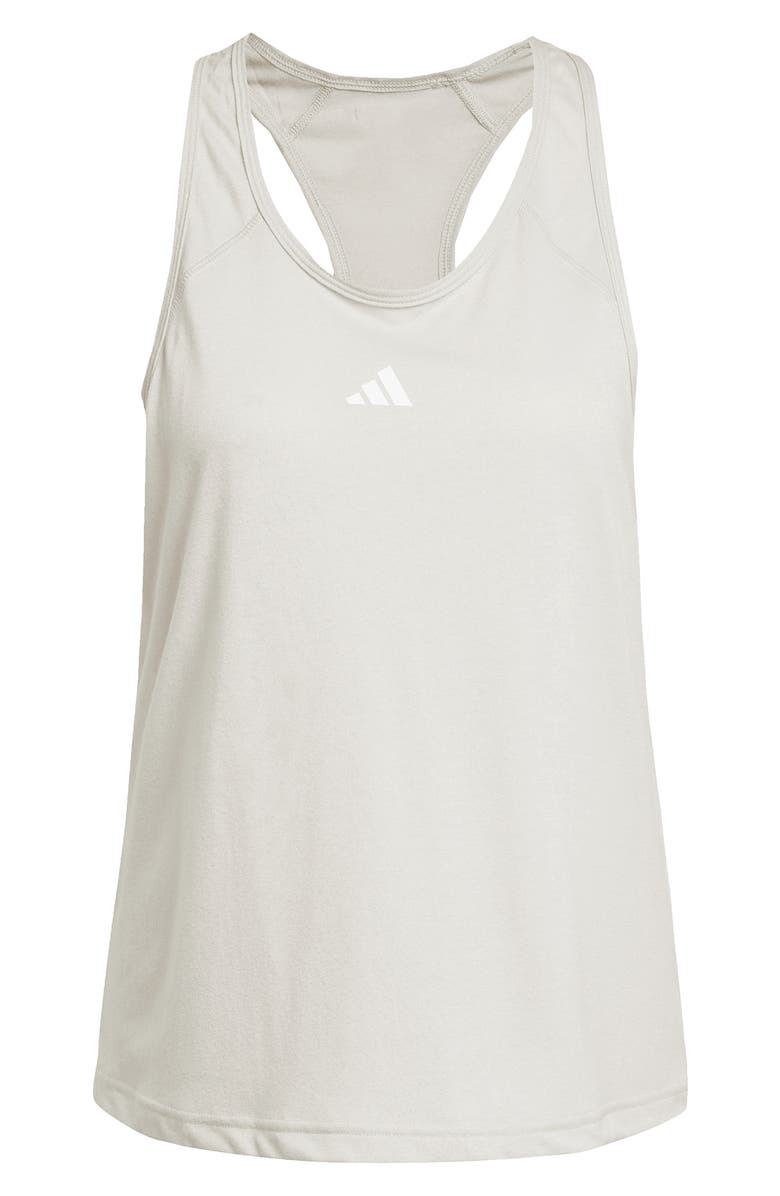 adidas Essential Racerback Tank, Alternate, color, Wonder Alumina/ White