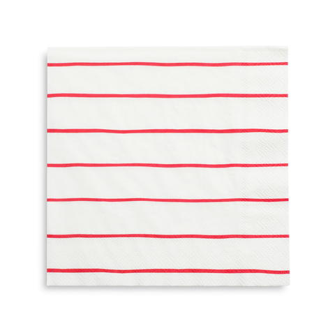 Frenchie Striped Large Napkins
