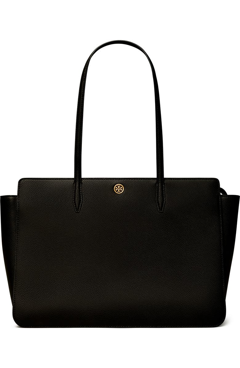 Tory Burch Robinson Leather Tote, Main, color,