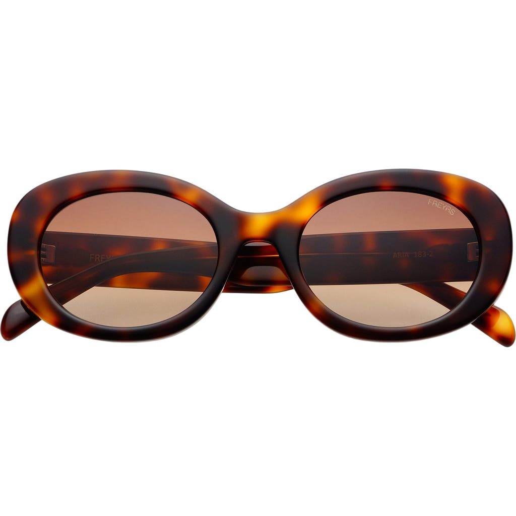 Freyrs Eyewear Aria Oval Sunglasses In Multi
