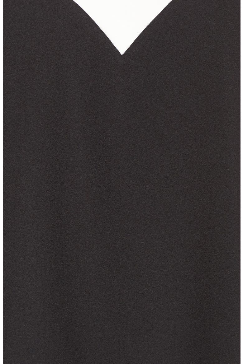Katy Colorblock Shift Dress (Nordstrom Exclusive), Alternate, color, BLACK/ WHITE