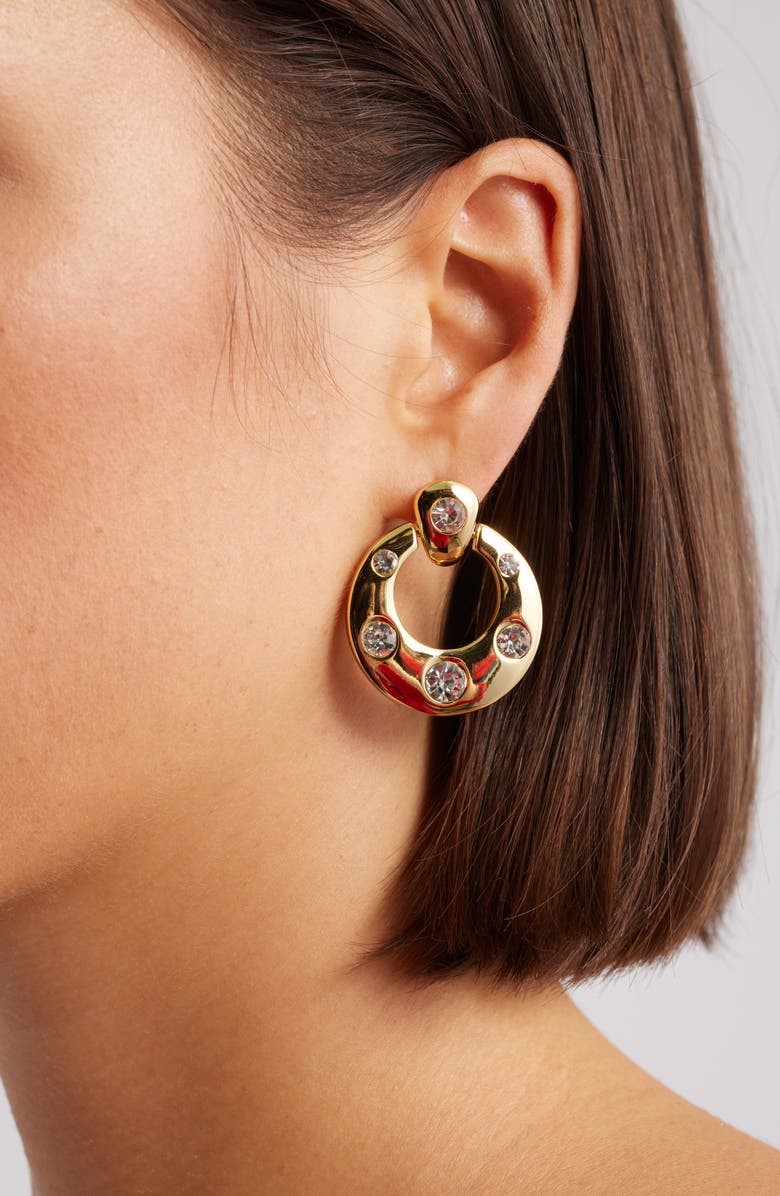 FRASIER STERLING Northern Lights Knocker Drop Earrings, Alternate, color, Gold