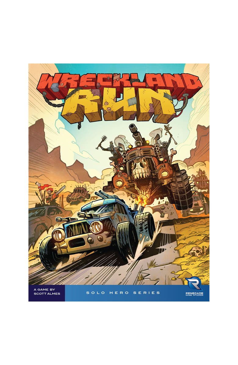 Renegade Game Studios Wreckland Run Solo Hero Series, Ages 10+, 1 Player, Alternate, color, Multicolored
