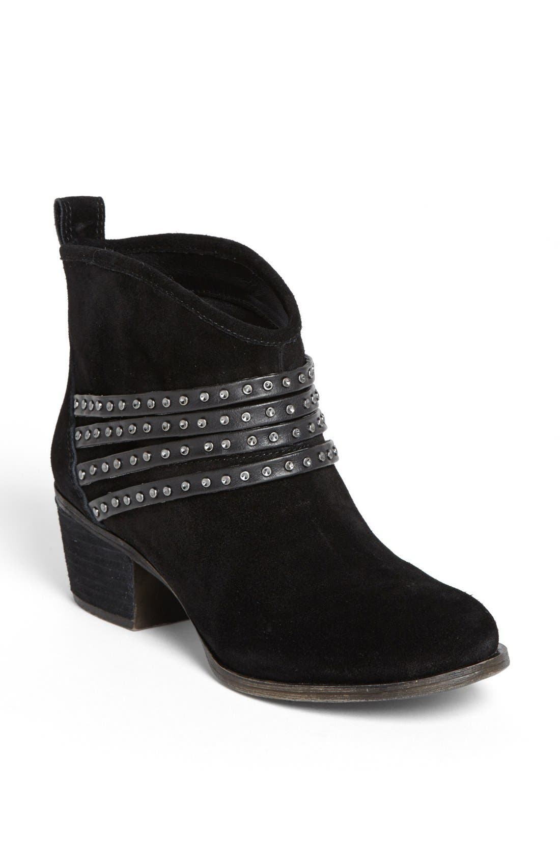 'Clauds' Bootie, Main, color, BLACK