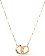 Ana Luisa Solid Yellow Gold - Duo Links Necklace