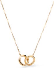 Ana Luisa Solid Yellow Gold - Duo Links Necklace