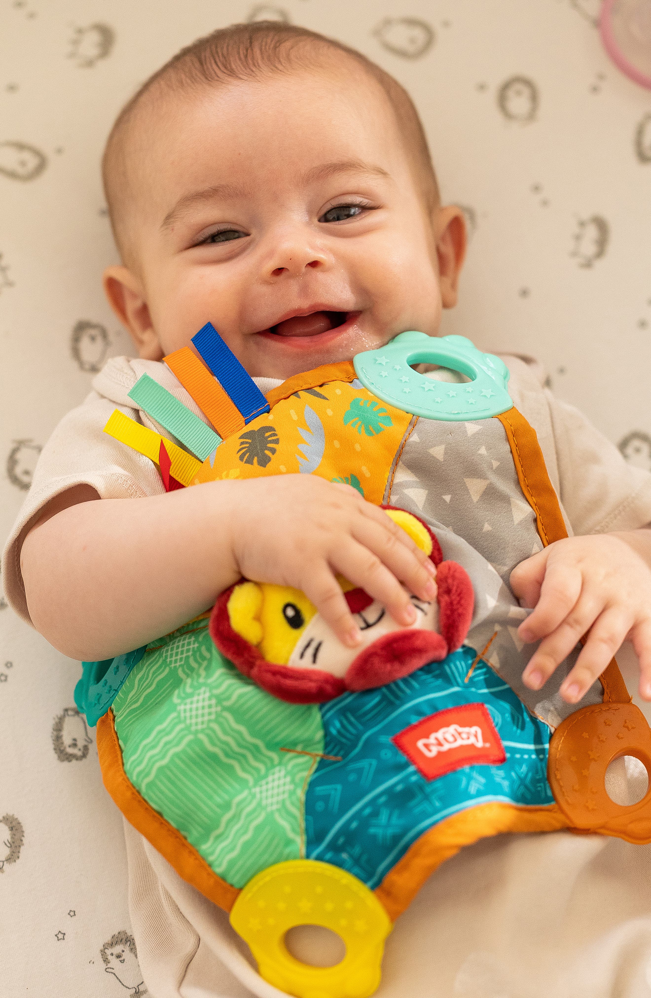 NUBY Lion Teething Blanket | Nordstromrack