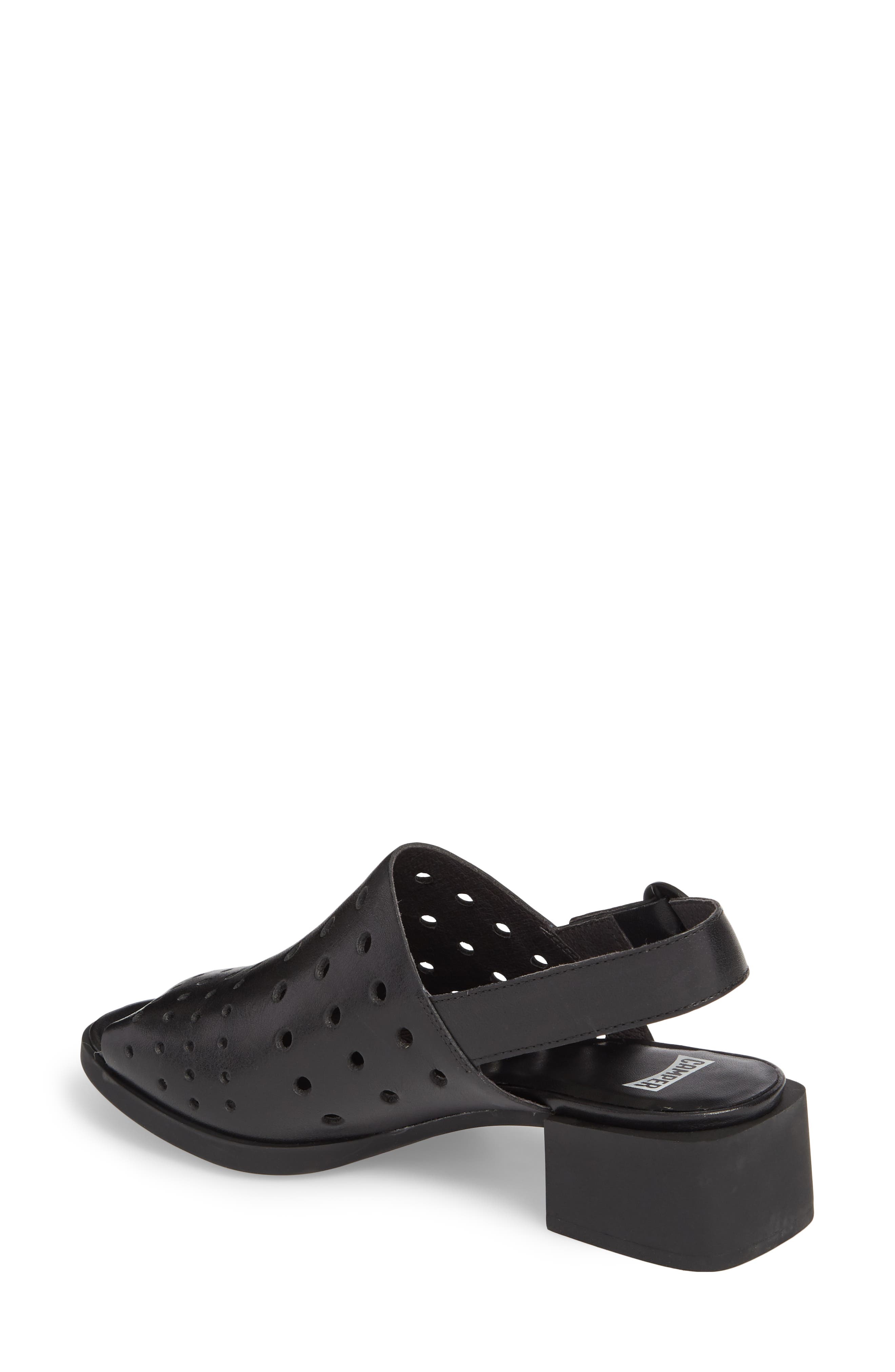 Twins Sandal, Alternate, color, BLACK LEATHER