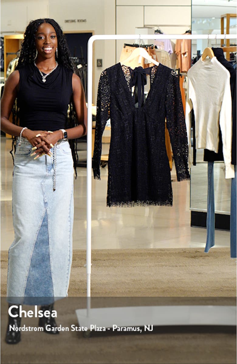 Honey Honey Lace Long Sleeve Minidress, sales video thumbnail