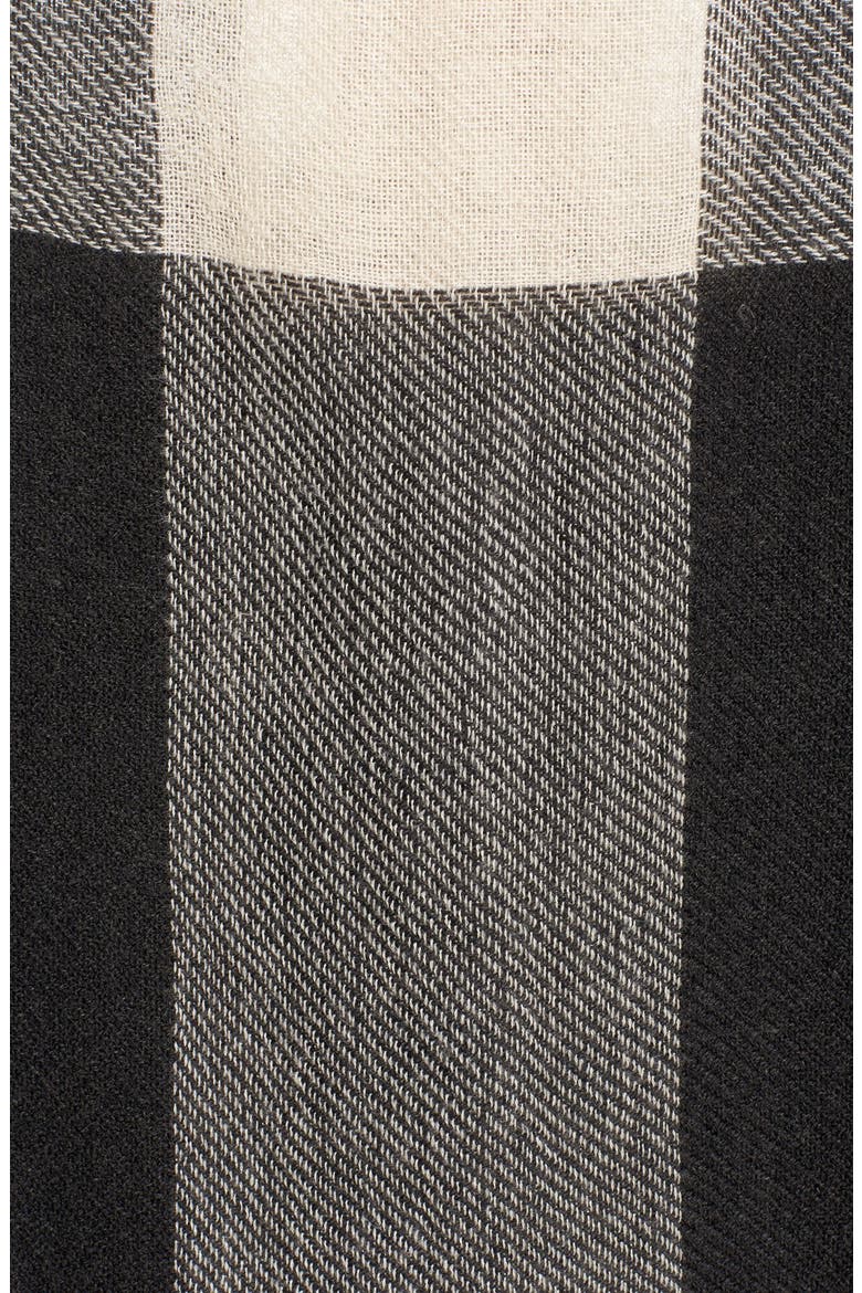Plaid Scarf, Alternate, color, BLACK MULTI
