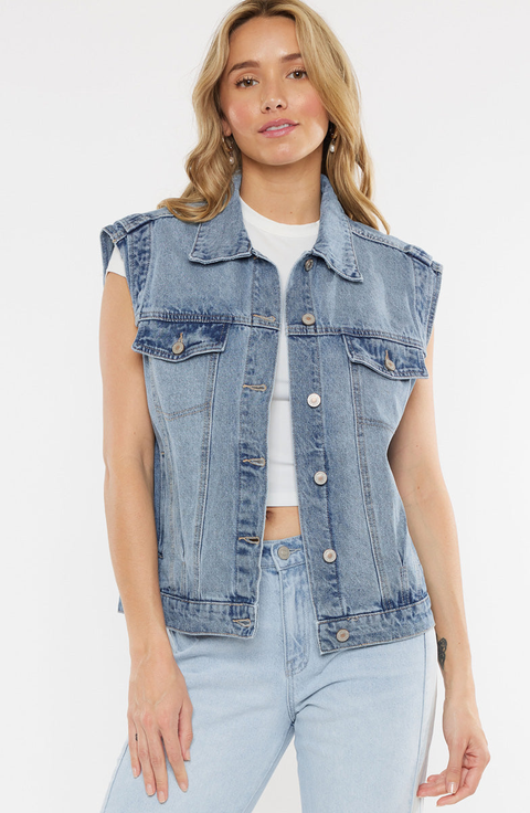 Joey Oversized 80's Vest