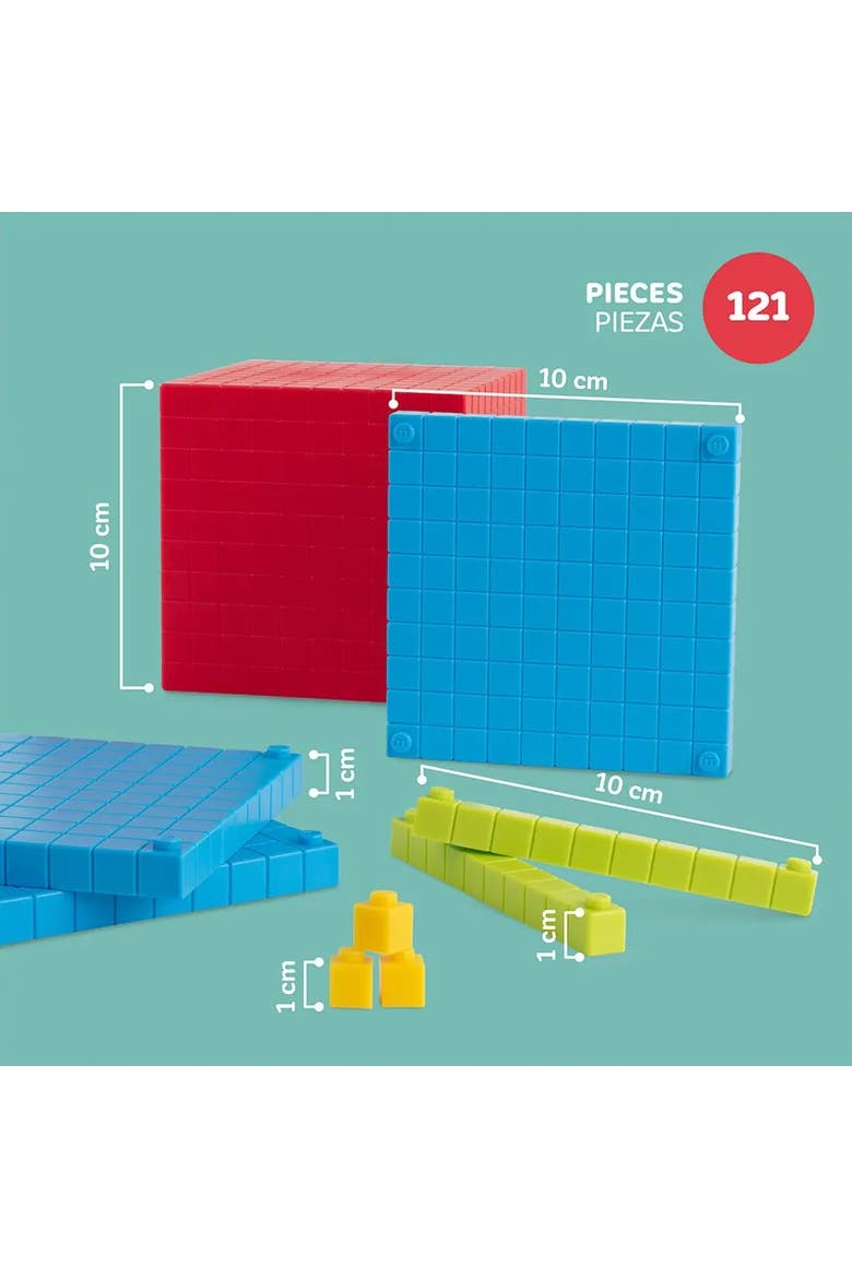 Base Ten Set, Alternate, color, Red Multi