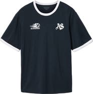 AllSaints Bleus Cotton T-Shirt
