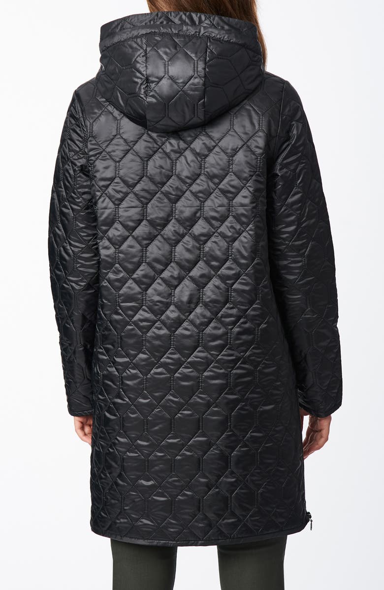 Bernardo Quilted Hooded Liner Jacket, Alternate, color, 