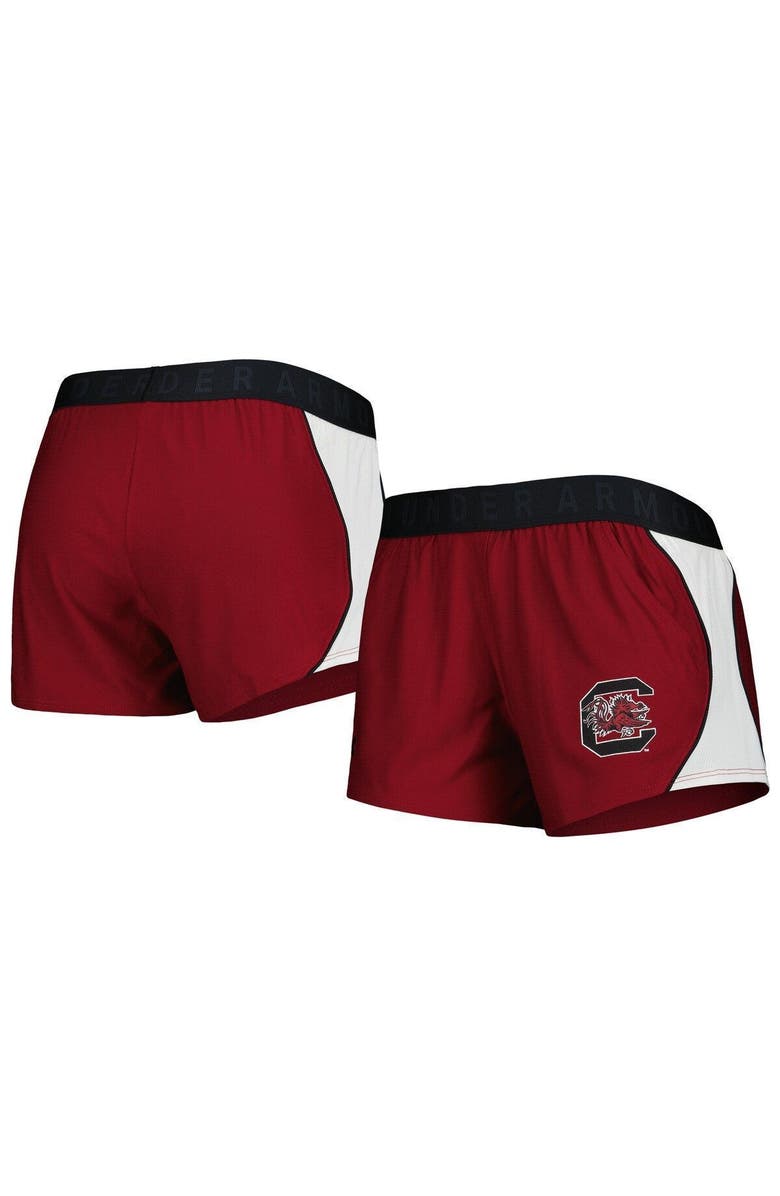 Under Armour Women's Under Armour Garnet/Black South Carolina Gamecocks Game Day Tech Mesh Performance Shorts, Main, color,