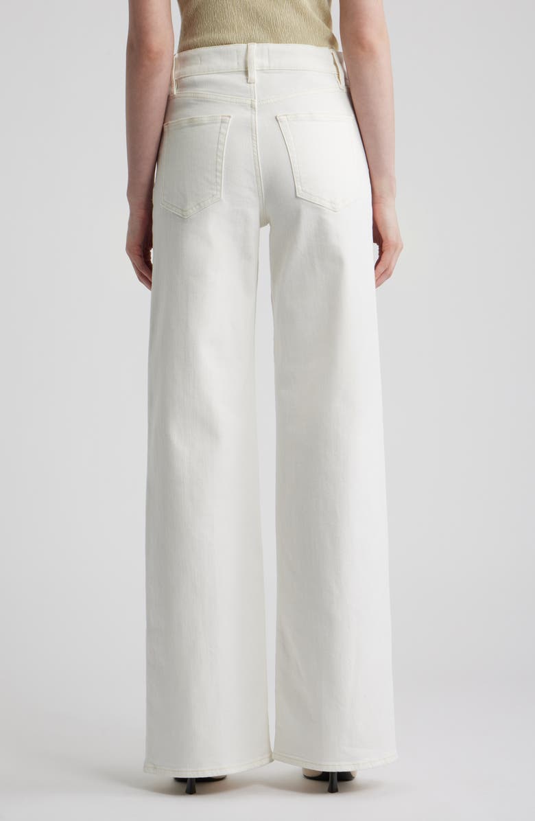 FRAME Long Le Slim Palazzo High Waist Wide Leg Jeans, Alternate, color, Au Natural Clean