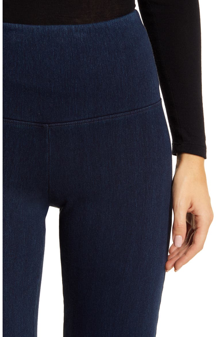 'Lyssentials High Waist Straight Leg Stretch Denim Jeans, Alternate, color, INDIGO
