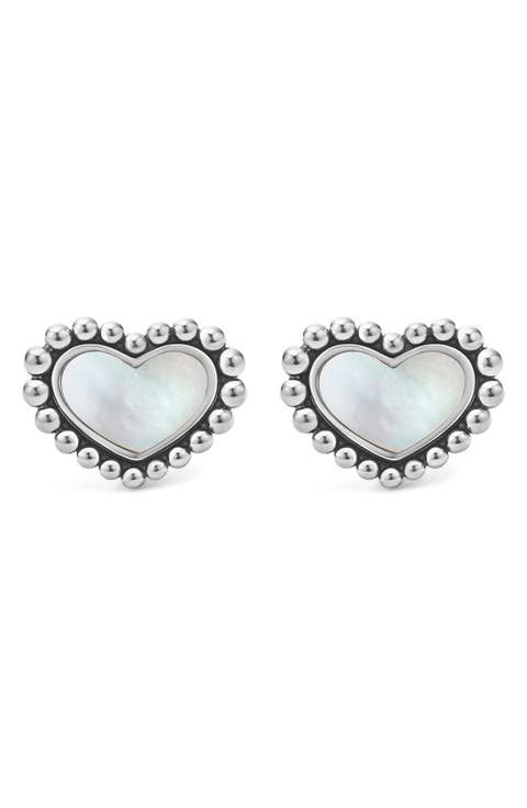 Maya Heart Stud Earrings